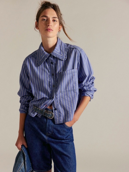 We The Free Tops - We The Free Moxley Striped 💯Cotton Button-Up NWT